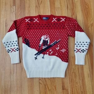 Vintage Polo Ralph Lauren Ski Knit Sweater